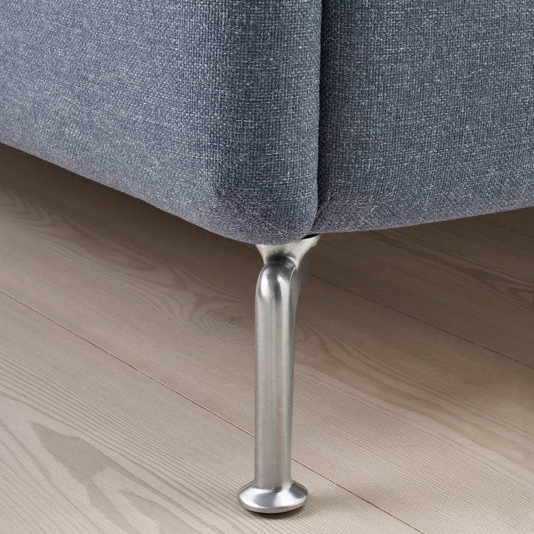 TUFJORD upholstered storage bed, Gunnared blue, King IKEA