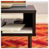 TUNSTA Side table, anthracite, 27 1/2x19 5/8 "