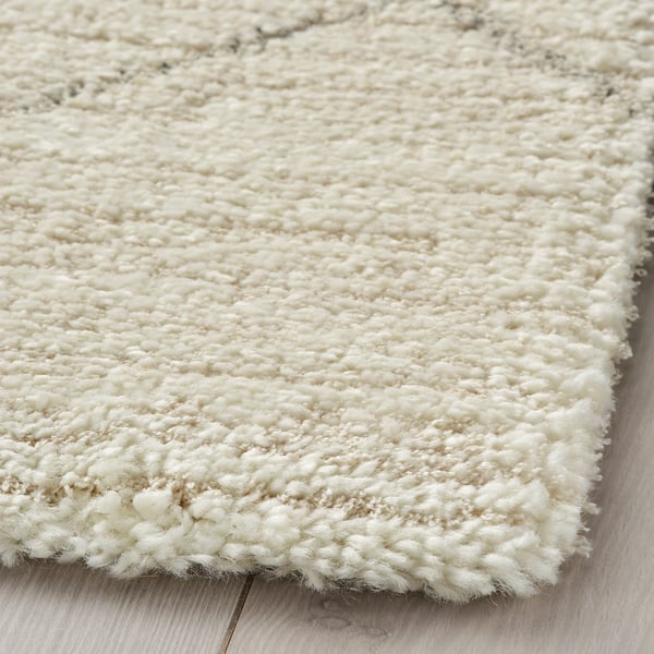 STOENSE Rug, low pile, off-white, 6 ' 7x9 ' 10 - IKEA