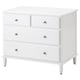 TYSSEDAL 4-drawer dresser, white, 34 1/4x29 7/8 "