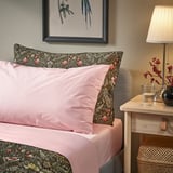 ULLVIDE Flat sheet, light pink, Twin/Twin X-long