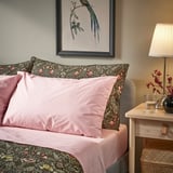 ULLVIDE Sheet set, light pink, King