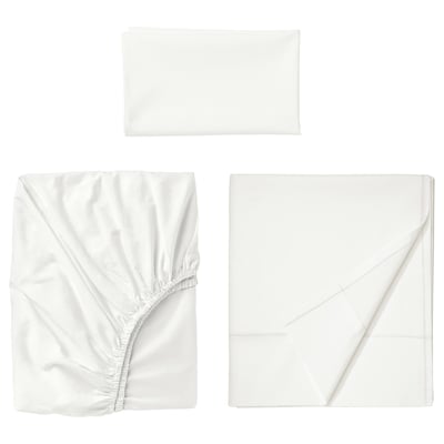 ULLVIDE Sheet set, white, Twin