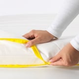 UNDERLIG Foam mattress for junior bed, white, 27 1/2x63 "