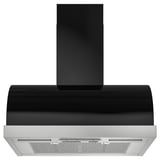 UNGDOMLIG Wall mounted range hood, black