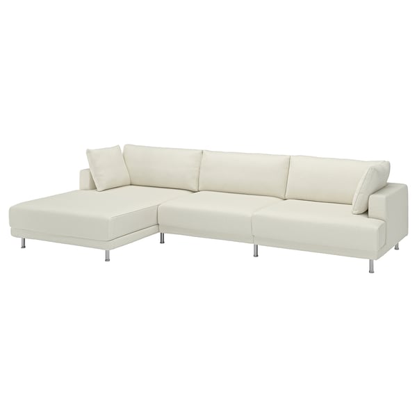 UPPÅKRA 4.5-seat mod sofa, with chaise, left/Axvall off-white