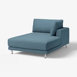 UPPÅKRA Cover chaise module, right, Axvall dark gray-blue