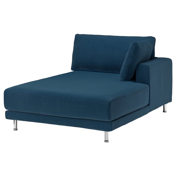 UPPÅKRA Cover chaise module, right, Samsala dark blue