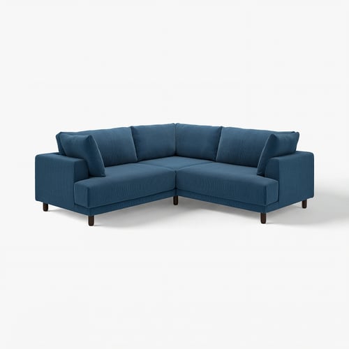 UPPÅKRA Modular corner sofa, 3-seat, Samsala dark blue