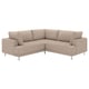 UPPÅKRA Modular corner sofa, 3-seat, Samsala gray-beige