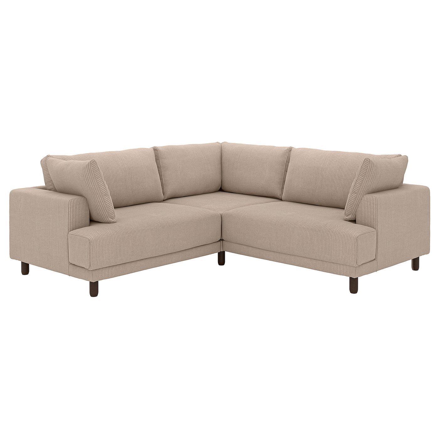 UPPÅKRA modular corner sofa, 3-seat, Samsala gray-beige - IKEA