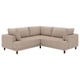 UPPÅKRA Modular corner sofa, 3-seat, Samsala gray-beige