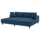 UPPÅKRA Sectional, 3-seat, with chaise/Samsala dark blue