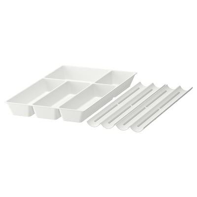 UPPDATERA Cutlery tray/spice rack, white, 19 ½x19 ½ "