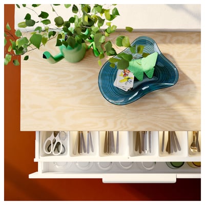 UPPDATERA Flatware tray, white, 15x12 "