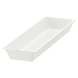 UPPDATERA Utensil tray, white, 6x19 ½ "