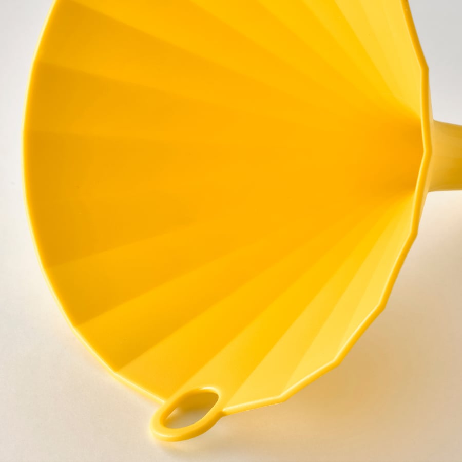 UPPFYLLD funnel, bright yellow, 5" IKEA