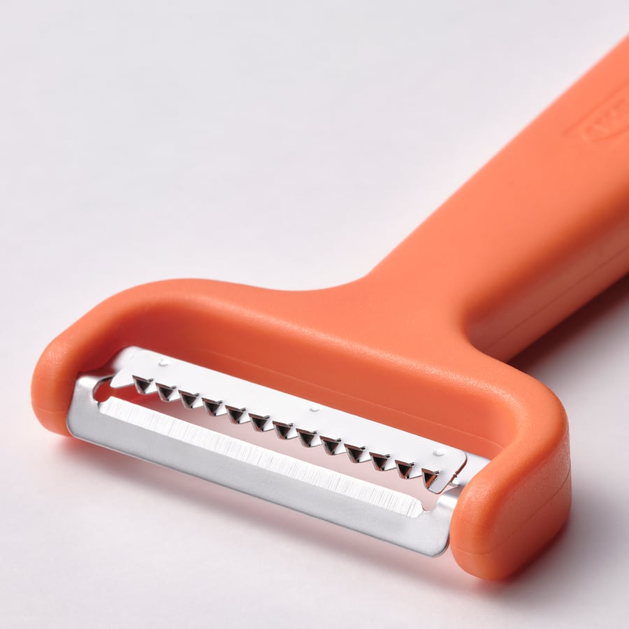 UPPFYLLD vegetable cutters, set of 2, bright yellow/bright orange IKEA