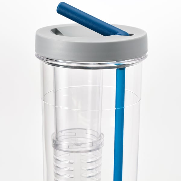 Uppladda Infuser Bottle With Straw Ikea