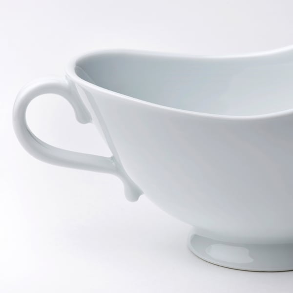 UPPLAGA Gravy boat, white, 10 oz