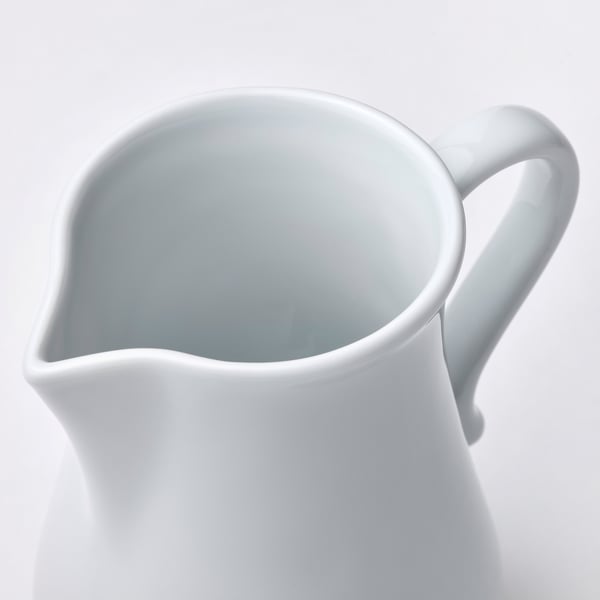 UPPLAGA Milk/cream pitcher, white, 10 oz