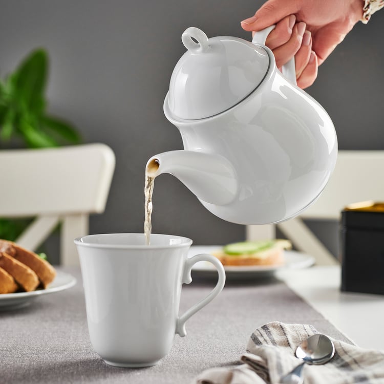 UPPLAGA teapot, white, 1.3 qt IKEA