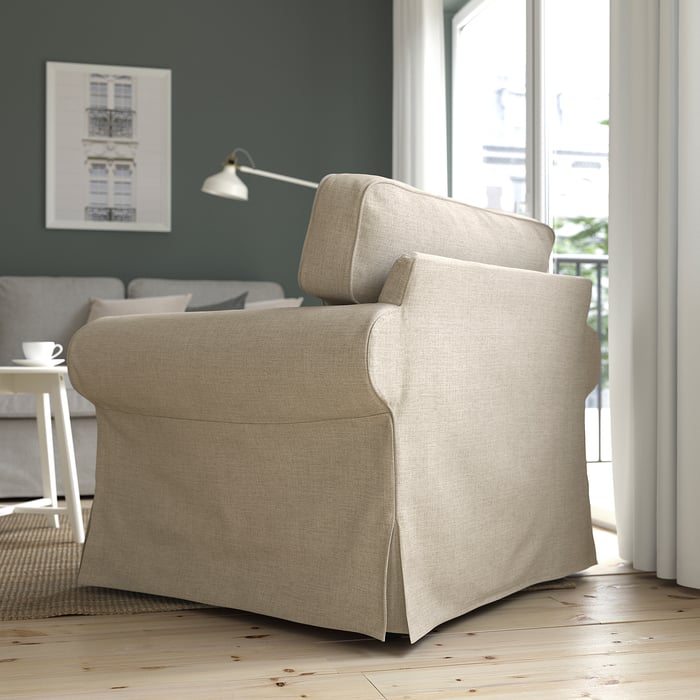 UPPLAND armchair, Kilanda light beige IKEA