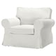 UPPLAND Cover for armchair, Blekinge white