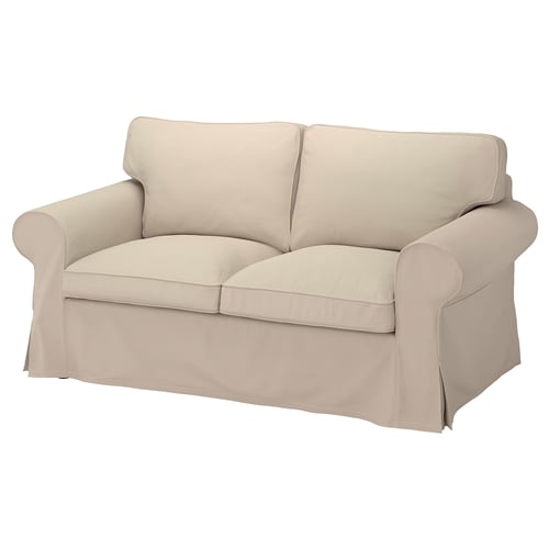 UPPLAND Cover for loveseat, Hallarp beige IKEA