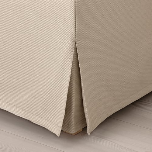 UPPLAND Cover for loveseat, Hallarp beige IKEA