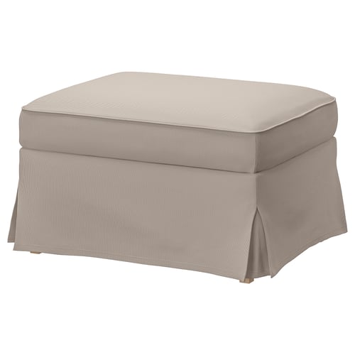 UPPLAND Cover for ottoman with storage, Totebo light beige IKEA