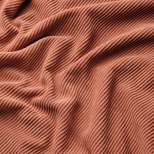 Corduroy fabric, thick & comfy, soft touch, wavy patterns.