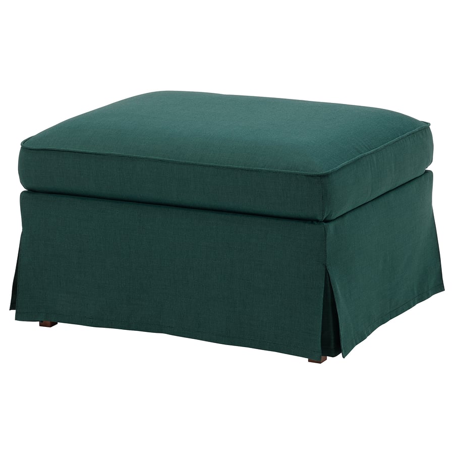 UPPLAND Ottoman, Totebo dark turquoise IKEA