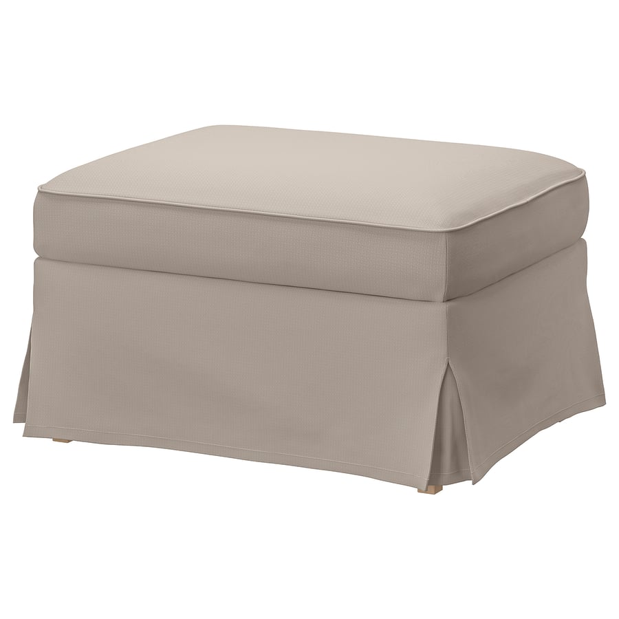 UPPLAND Ottoman, Totebo light beige IKEA