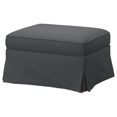 UPPLAND Ottoman with storage, Kelinge anthracite