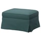 UPPLAND Ottoman with storage, Kelinge gray-turquoise