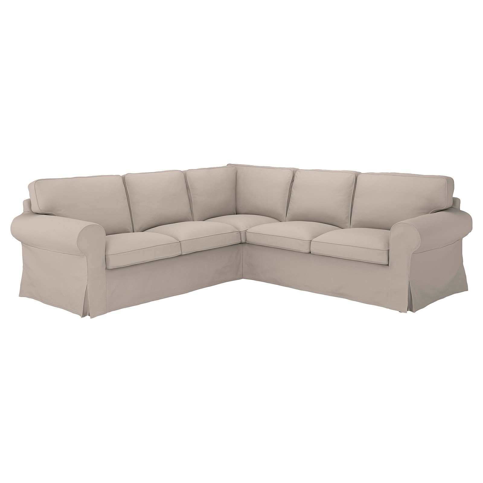 UPPLAND Sectional, 4seat corner Totebo light beige IKEA