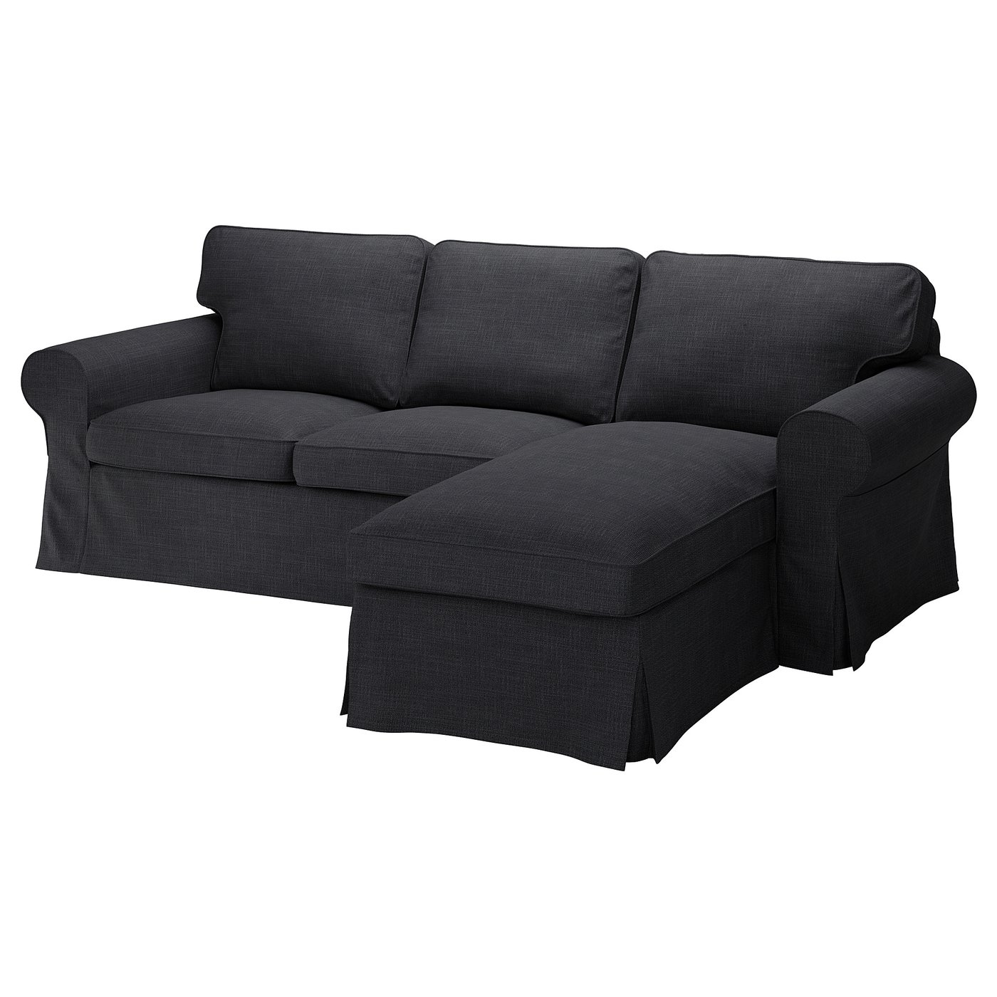 UPPLAND sofa with chaise, Hillared anthracite IKEA