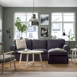 UPPLAND Sofa with chaise, Kelinge anthracite