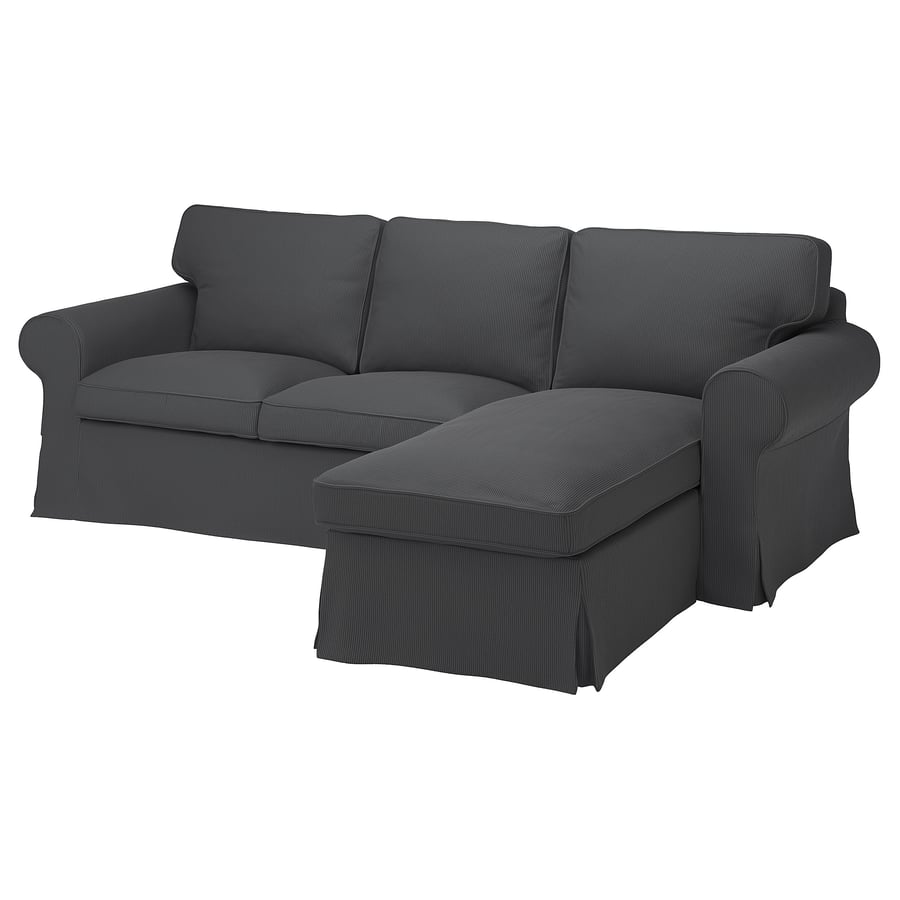 UPPLAND sofa with chaise, Kelinge anthracite IKEA