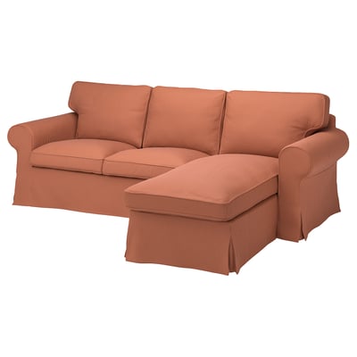 UPPLAND Sofa with chaise, Kelinge rust