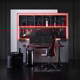 UPPSPEL Cpu stand with casters, dark gray