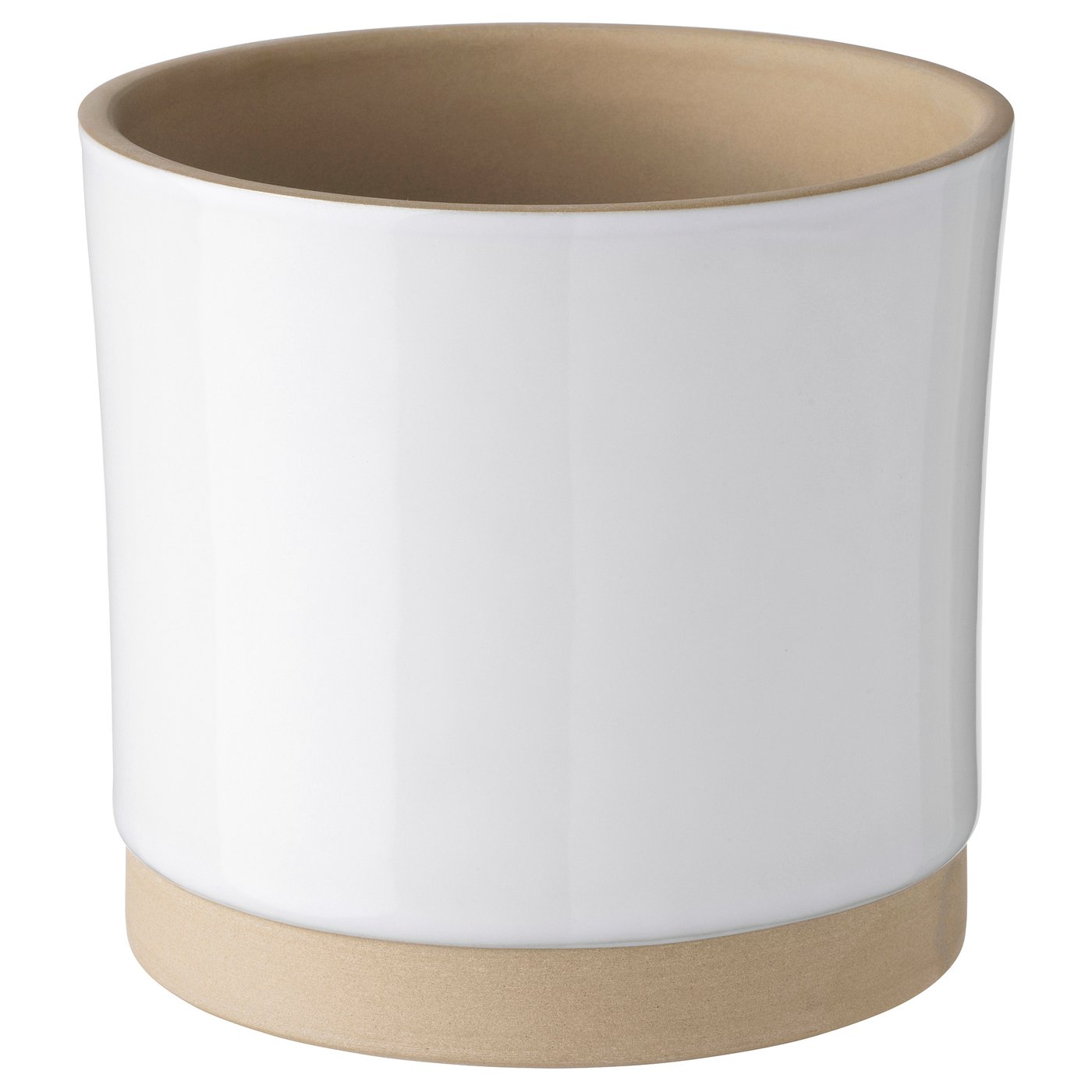 UPPVAKTA Plant pot  white natural IKEA 