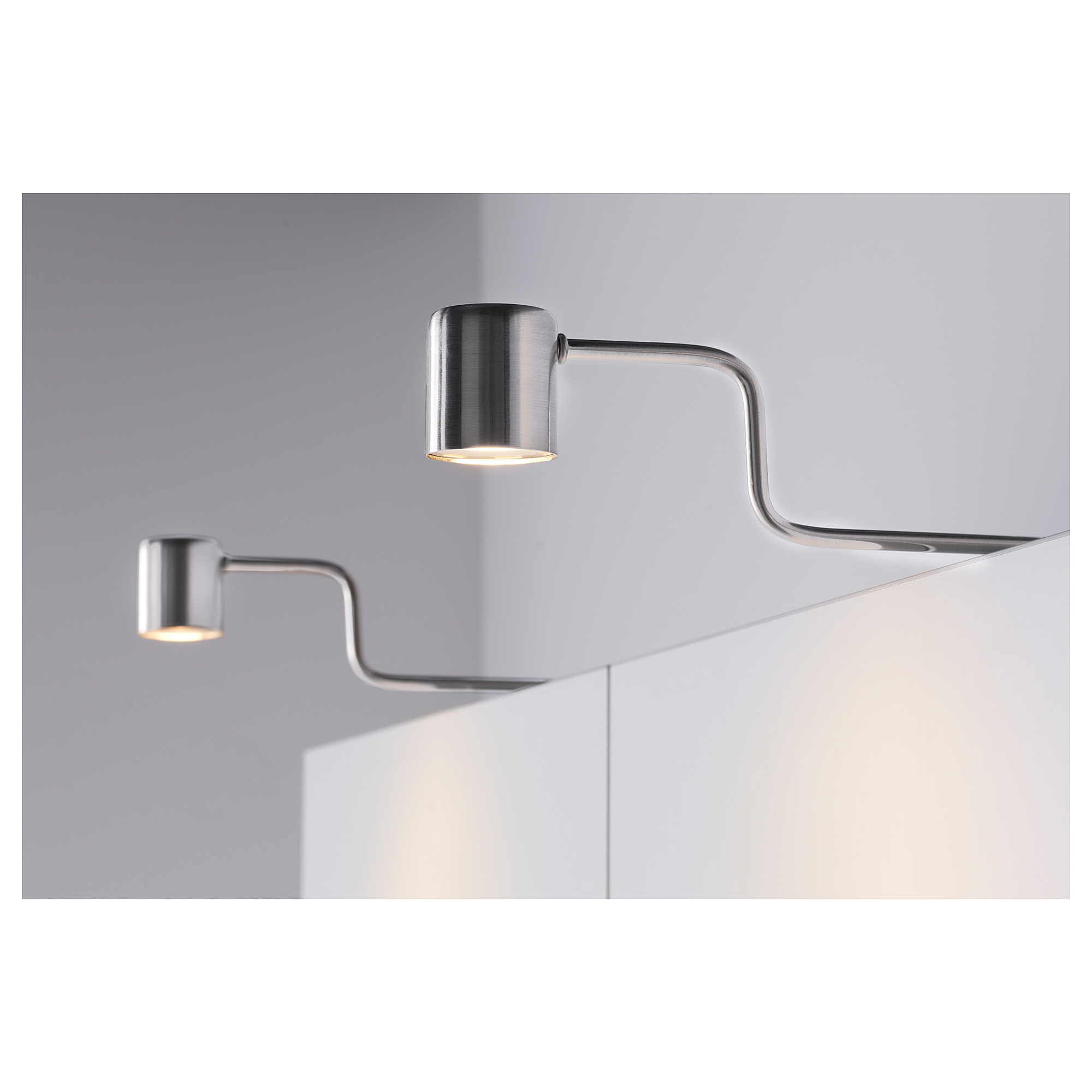 URSHULT LED light, nickel plated IKEA