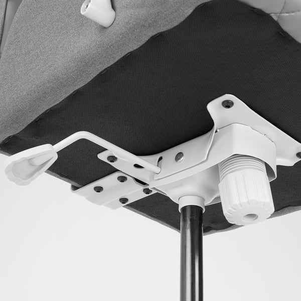 UTESPELARE Gaming desk and chair, gray/light gray IKEA