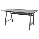 UTESPELARE Gaming desk, black, 63x31 1/2 "