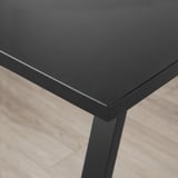 UTESPELARE Gaming desk, black, 63x31 1/2 "