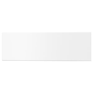 White UTRUSTA drawer front, rectangular, smooth acrylic paint finish.