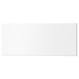 A white UTRUSTA drawer front, rectangular-shaped, made of acrylic paint and fiberboard, with a smooth design.