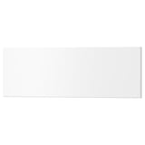 A white UTRUSTA drawer front, rectangular in shape, with a smooth, lacquered finish.